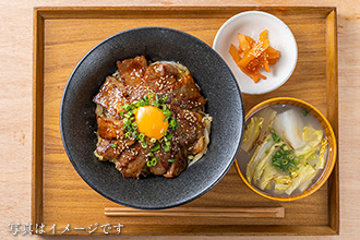 常陸牛　焼き牛めし定食