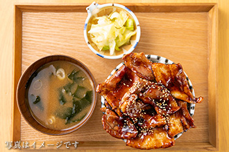 【ローズポーク】豚丼定食