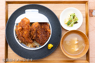 豊田城ソースかつ丼定食