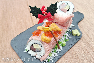 海鮮ブッシュノエル寿司