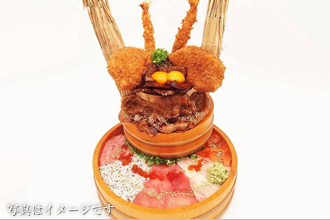 絶景！！豊田城丼