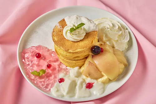 TAMAGOYAパンケーキ桃