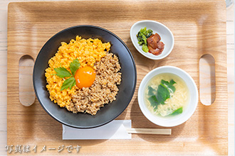 鶏そぼろ2色丼