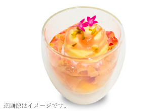 ミニピーチパフェ