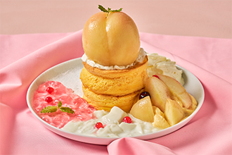 まるっとまるごともものパンケーキ